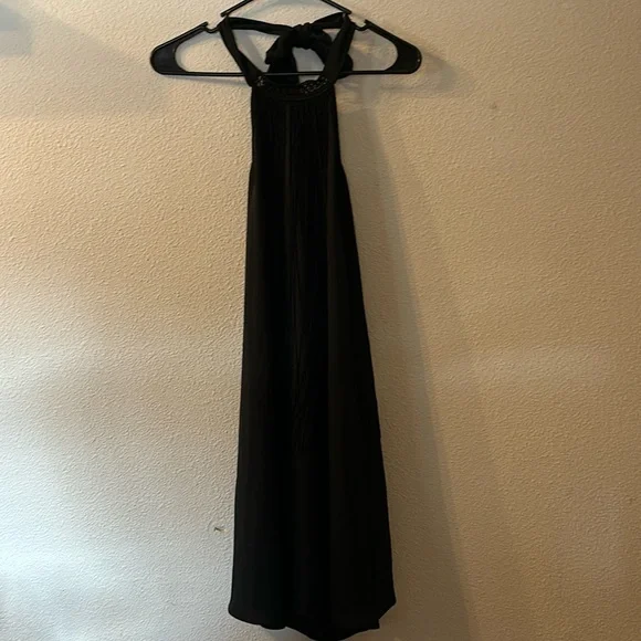 backless maxi dress vacation 1960s Halter Fringe Backless Romper main image 0